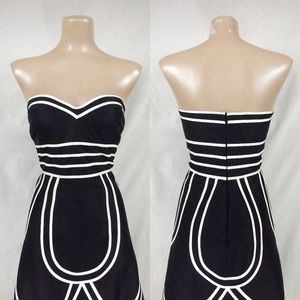 Strapless Fit & Flare Party Dress